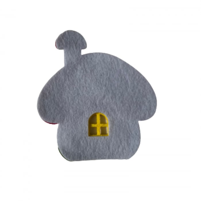 Accesorii craft din pasla, fetru tare, Casuta Roz - Micostore.ro [2]