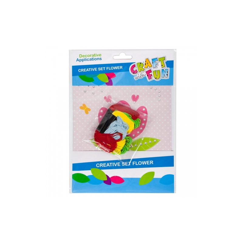 Accesorii creatie - floare, kit creativ sfoara, Craft with Fun, 445961 [2]