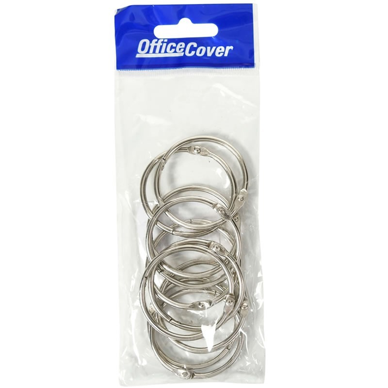 Accesorii creatie - inele metal, 38mm, set 10 buc, Colorarte [1]