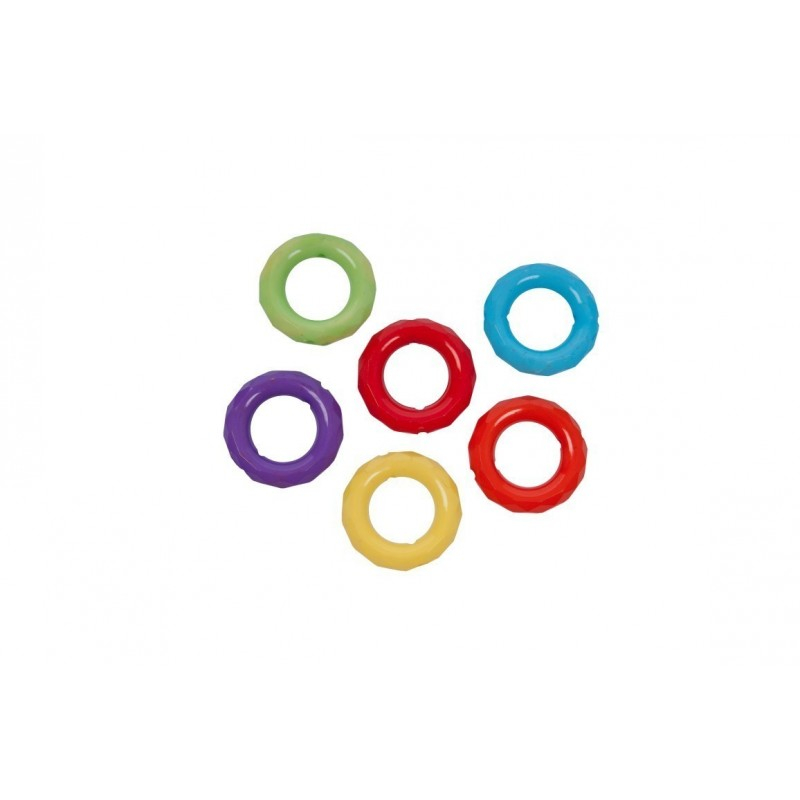 Accesorii creatie - inele plastic, diverse culori, 30mm, set 10 buc, Colorarte [1]