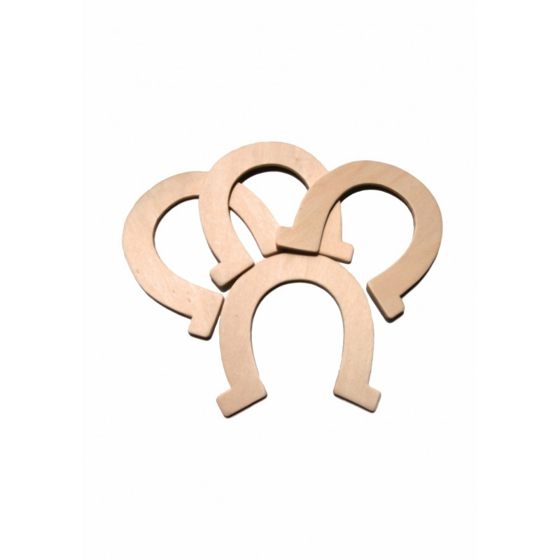 Accesorii creatie - lemn - potcoave, set 4 buc, Colorarte [1]