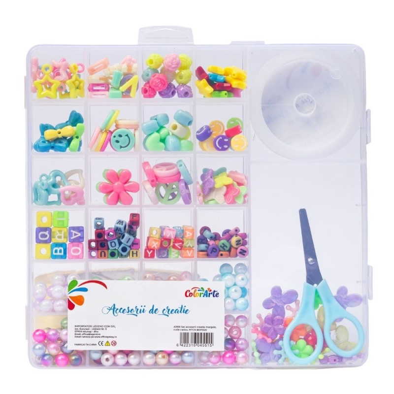 Accesorii creatie - margele diverse, cutie cadou, Colorarte MTCR-BDPB20 [1]