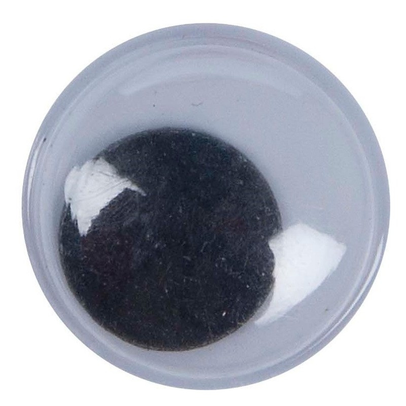 Accesorii creatie - ochisori mari plastic, negru, 10mm, set 90 buc, Colorarte [1]