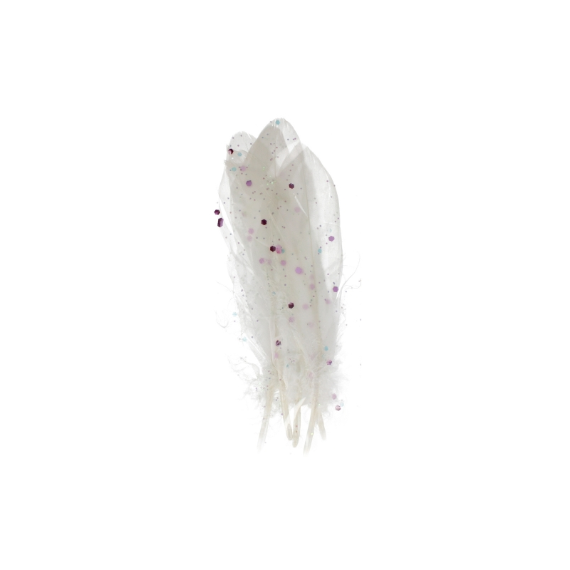 Accesorii creatie - pene, alb, 13-17cm, set 6 buc, Craft with Fun, 463669 [3]