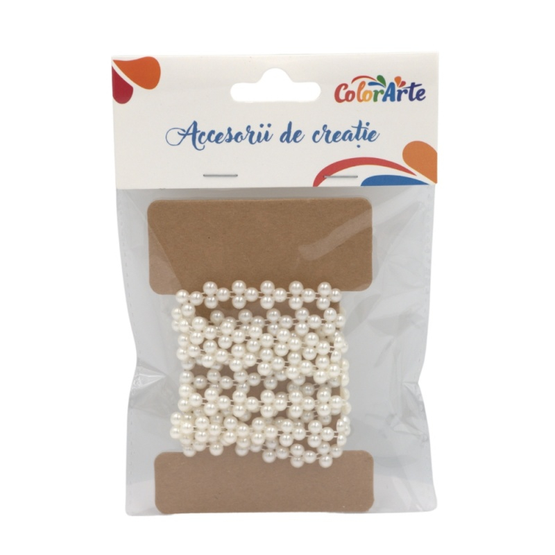 Accesorii creatie - perle, model trifoi, 1.5m, Colorarte MY041 [2]