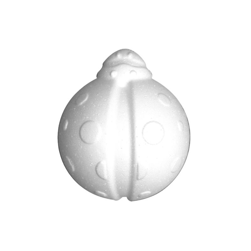 Accesorii creatie - polistiren HD - buburuza, alb, 11.5x5x10cm, Colorarte [1]