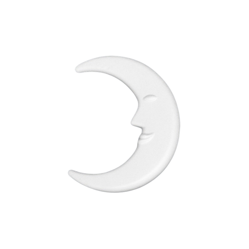 Accesorii creatie - polistiren HD - luna, alb, 12cm, Colorarte [1]