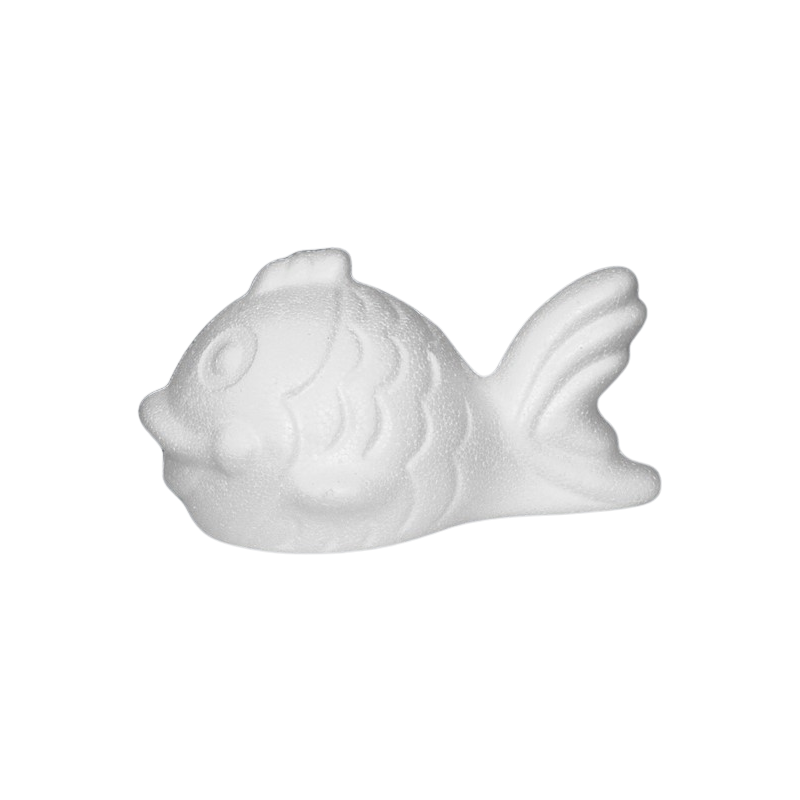 Accesorii creatie - polistiren HD - peste, alb, 15x8x10cm, Colorarte [1]