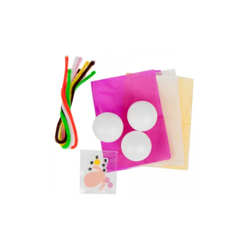 Accesorii creatie - polistiren - kit creativ, alb, Craft With Fun, 445964 [3]