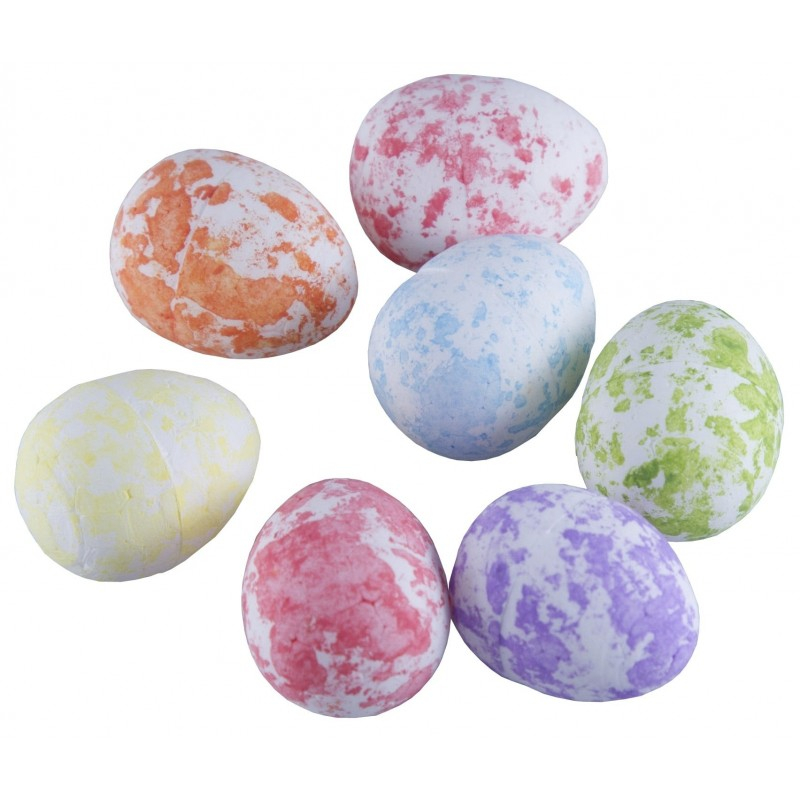 Accesorii creatie - polistiren - ou, colorat, 1.5cm, set 45 buc, Colorarte [1]