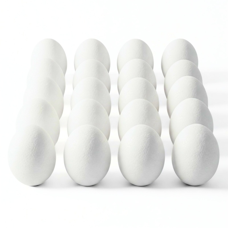 Accesorii creatie - polistiren - ou mic, alb, 3cm, set 20 buc, Colorarte [1]