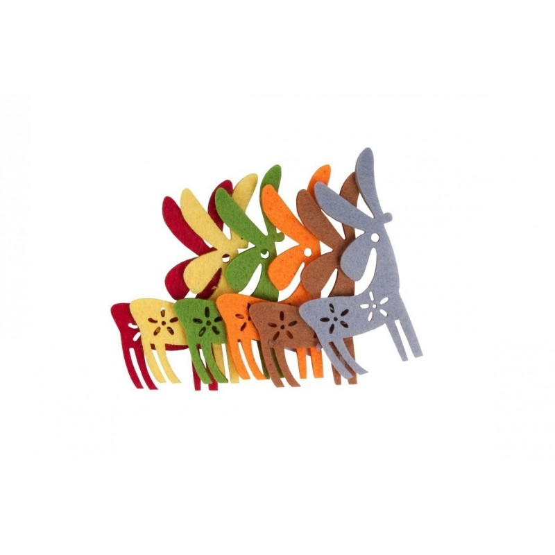 Accesorii creatie - ren fetru, set 6 buc, Colorarte [1]