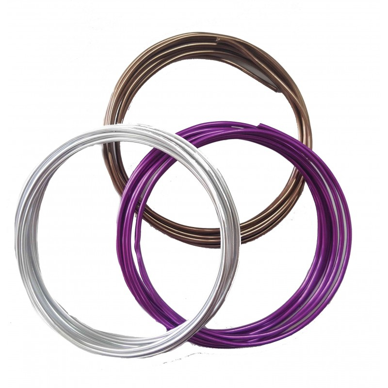 Accesorii creatie - sarma aluminiu, diverse culori, 2m, Colorarte [1]