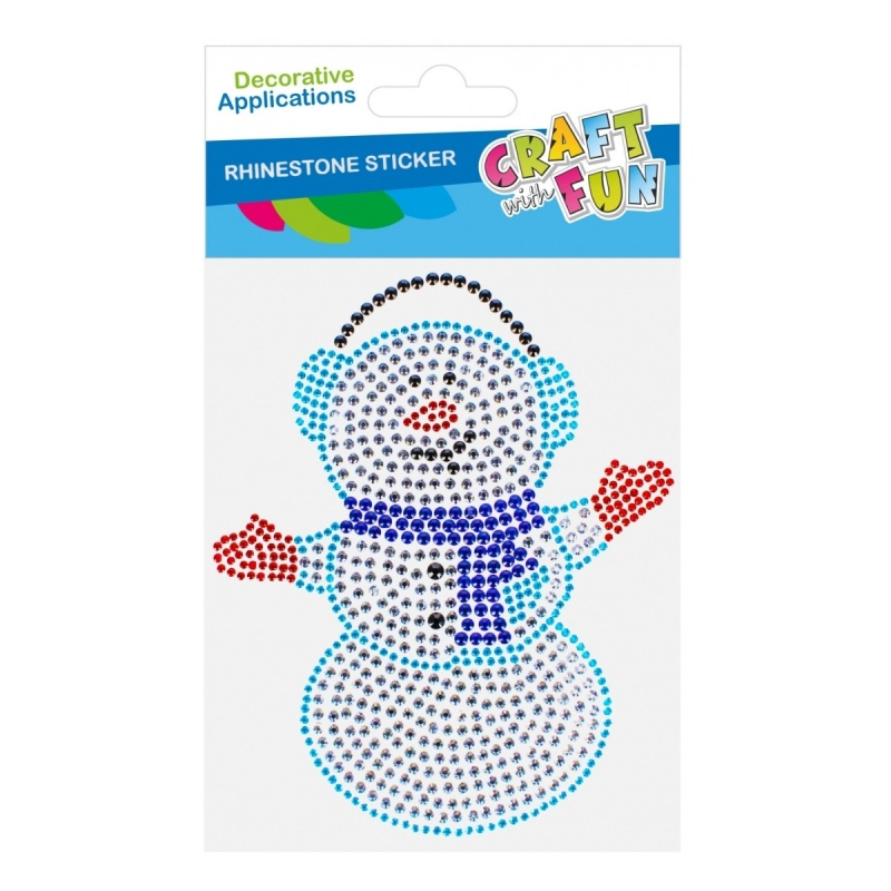 Accesorii creatie - stickere autoadezive - Mos Craciun din paiete, blister, Craft with Fun 545782 [3]