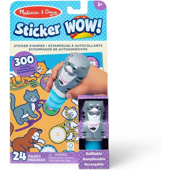 Activitati cu autocolante Sticker WOW Pisica [1]