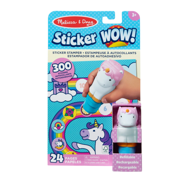 Activitati cu autocolante Sticker WOW Unicorn [1]
