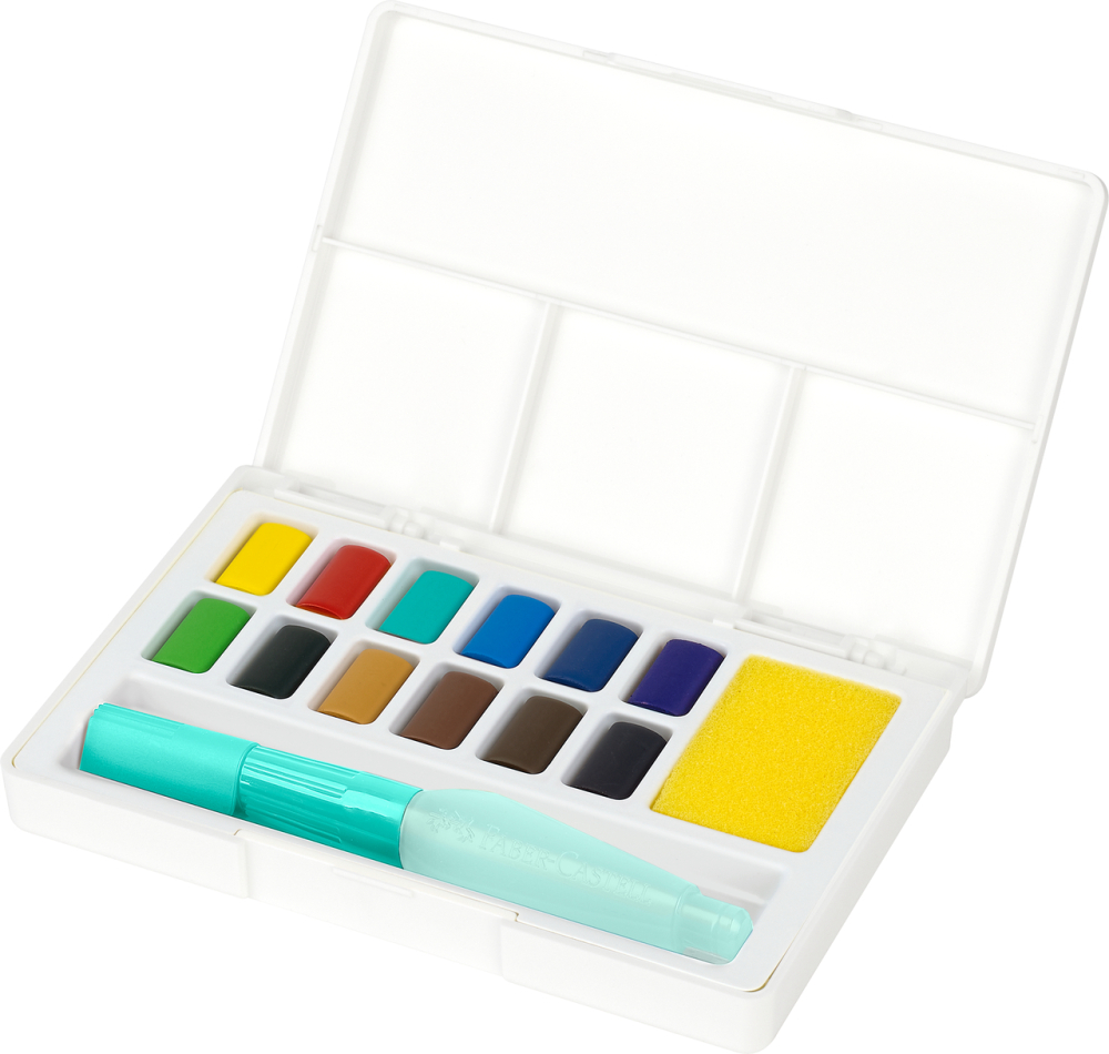Acuarele 12 culori tropical creative studio faber-castell [2]