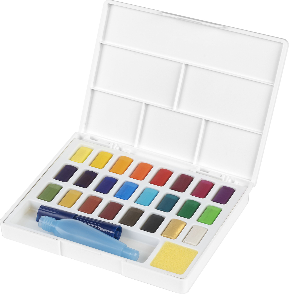 Acuarele 24 culori creative studio faber-castell [2]