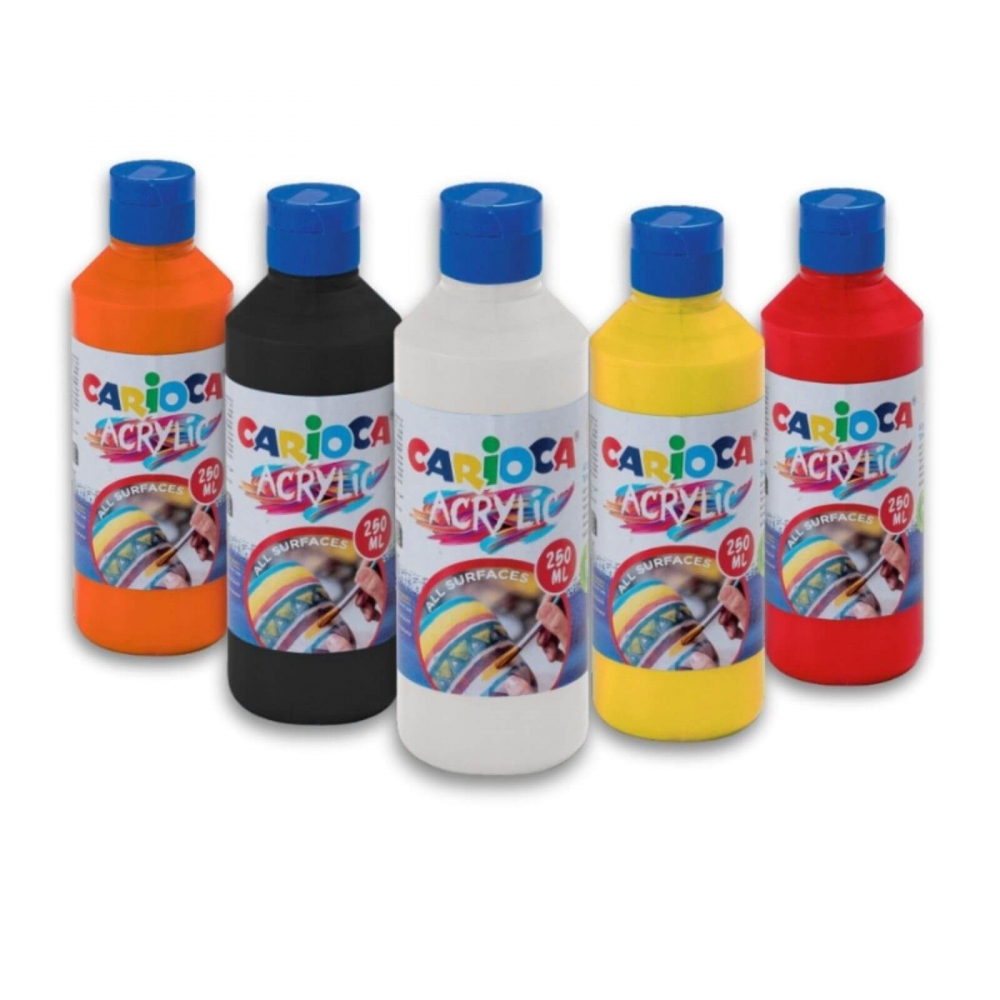 Acuarele Acrilice Tempera Carioca 500 ml, diverse culori [1]