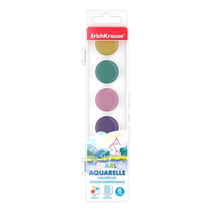 Acuarele pentru pictat, set 6 culori perlate [4]
