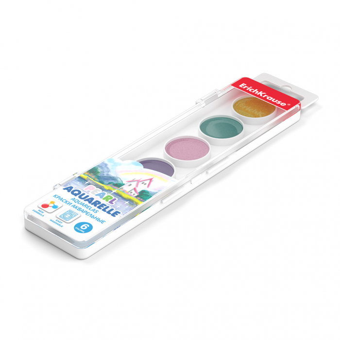 Acuarele pentru pictat, set 6 culori perlate [3]