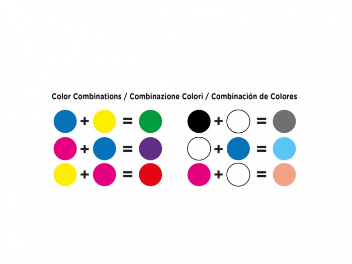 Acuarele tempera la tub, pe baza de apa, Carioca 12 culori 10 ml cu tavita si pensula [2]