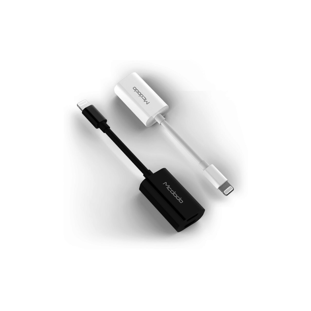 Adaptor Lightning la Dual Port Lightning Mcdodo Cablu Black [3]