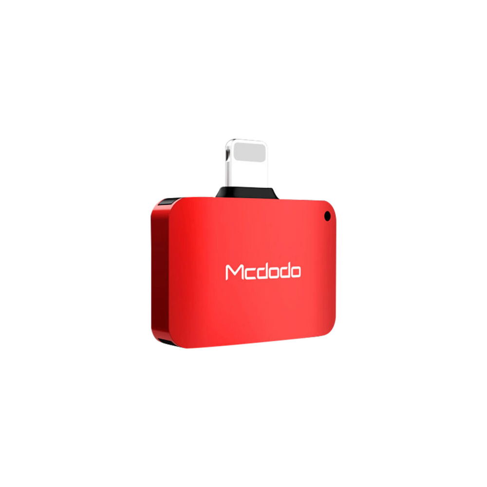 Adaptor Lightning la Dual Port Lightning Mcdodo Compact Red [4]