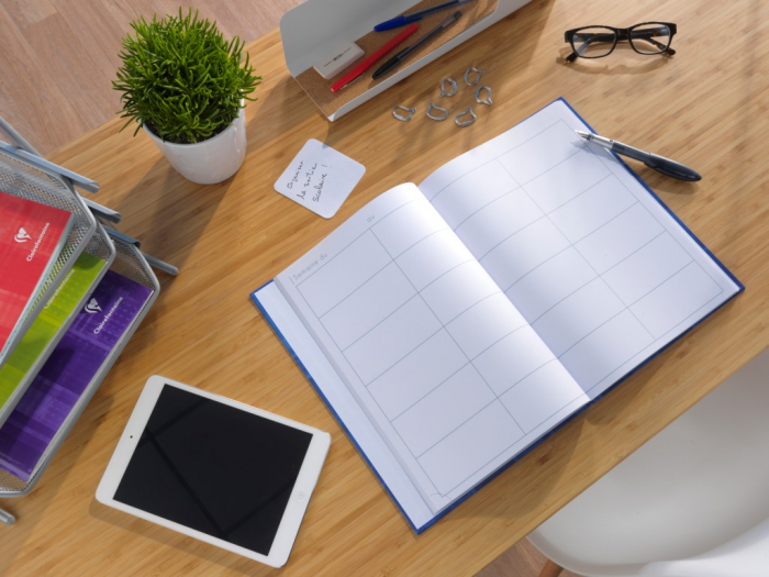 Agendă nedatată A4, 72 file, copertă tare, Clairefontaine [7]