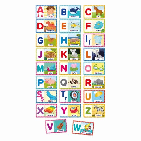 Joc educativ, De la A la Z, Agerino, 3 - 5 ani, invatarea ordinii alfabetice, Clementoni, varsta de la 3 ani la 5 ani [2]