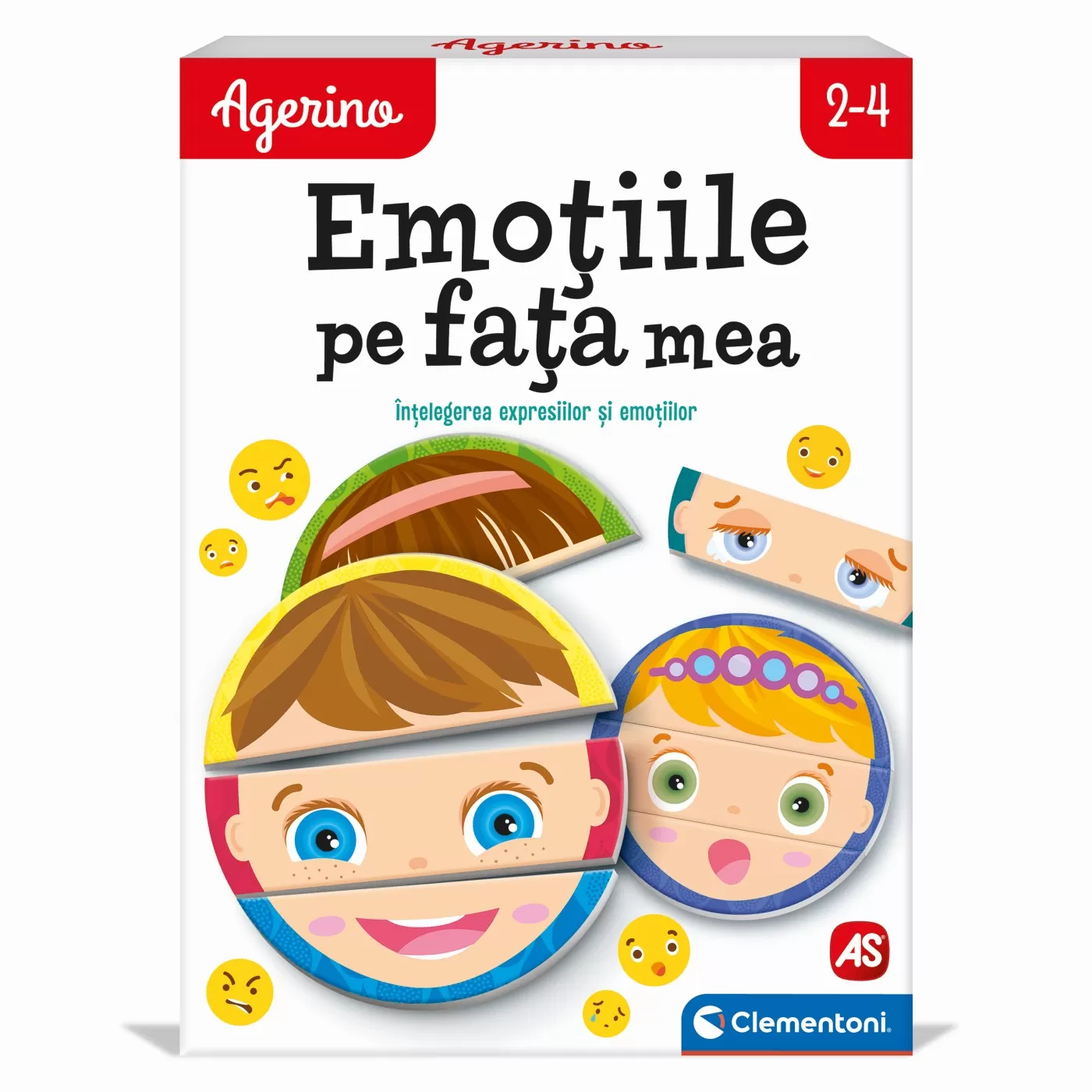 Joc educativ, Emotiile pe fata mea, Agerino, 2 - 4 ani, intelegerea emotiilor,Clementoni, varsta de la 3 ani la 7 ani [6]