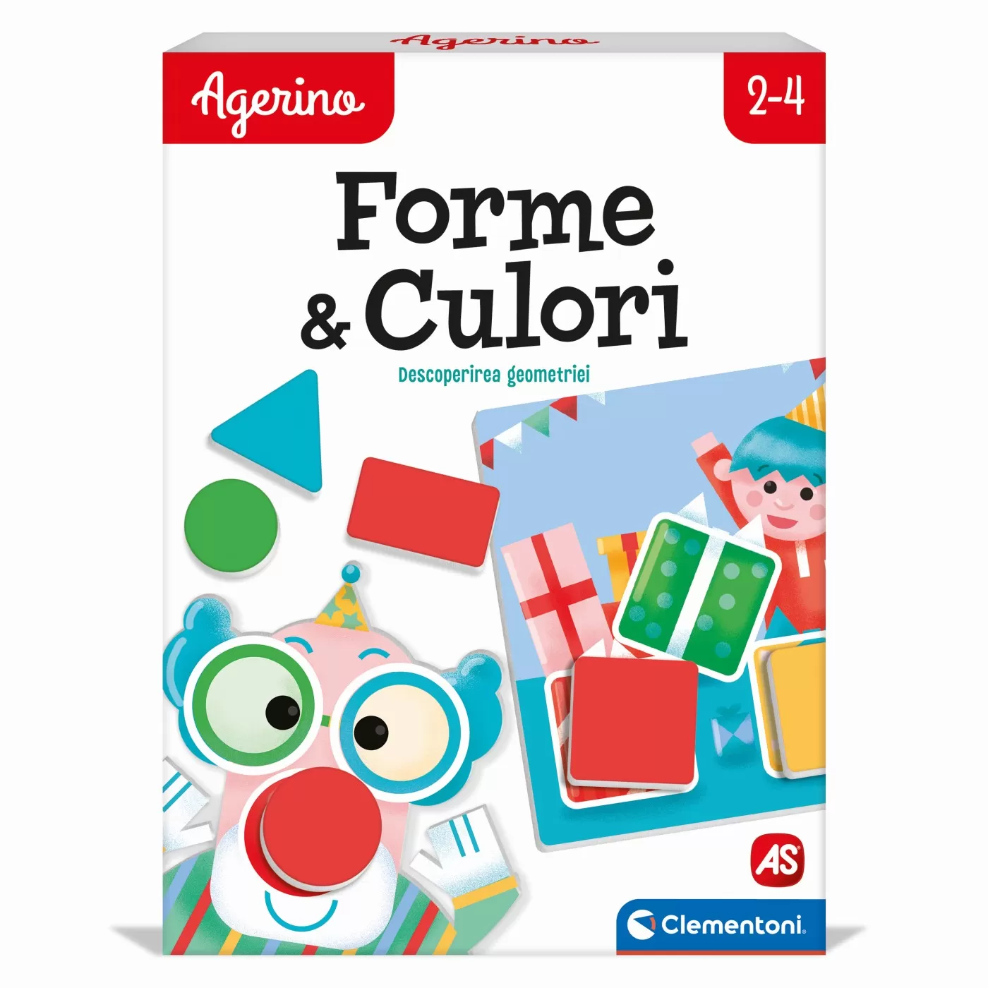 Joc educativ, Forme culori, Agerino, 2 - 4 ani, Clementoni, varsta de la 2 ani la 5 ani [4]