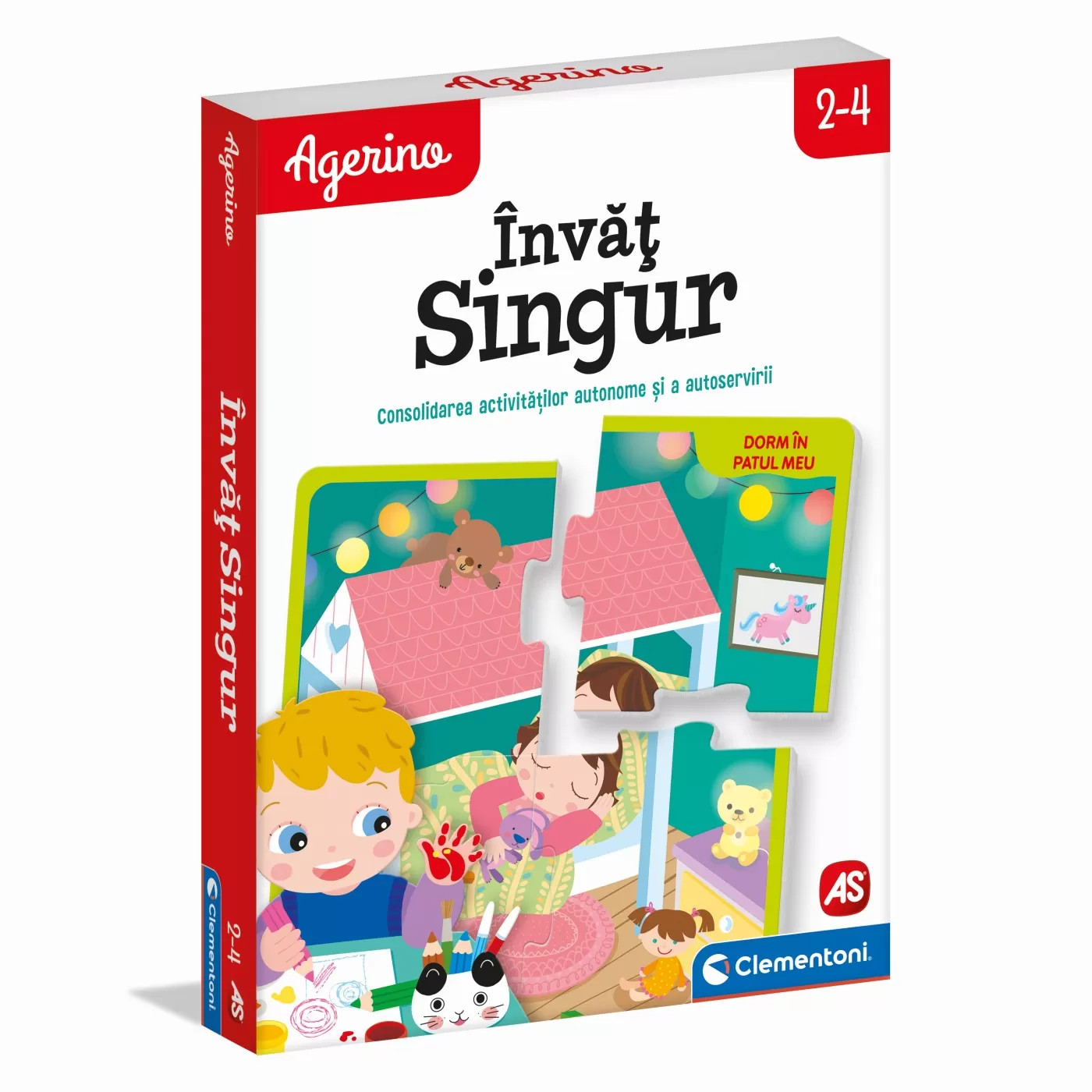 Joc educativ, Invat singur, Agerino, 2 - 4 ani, Clementoni, varsta de la 2 ani la 6 ani [3]