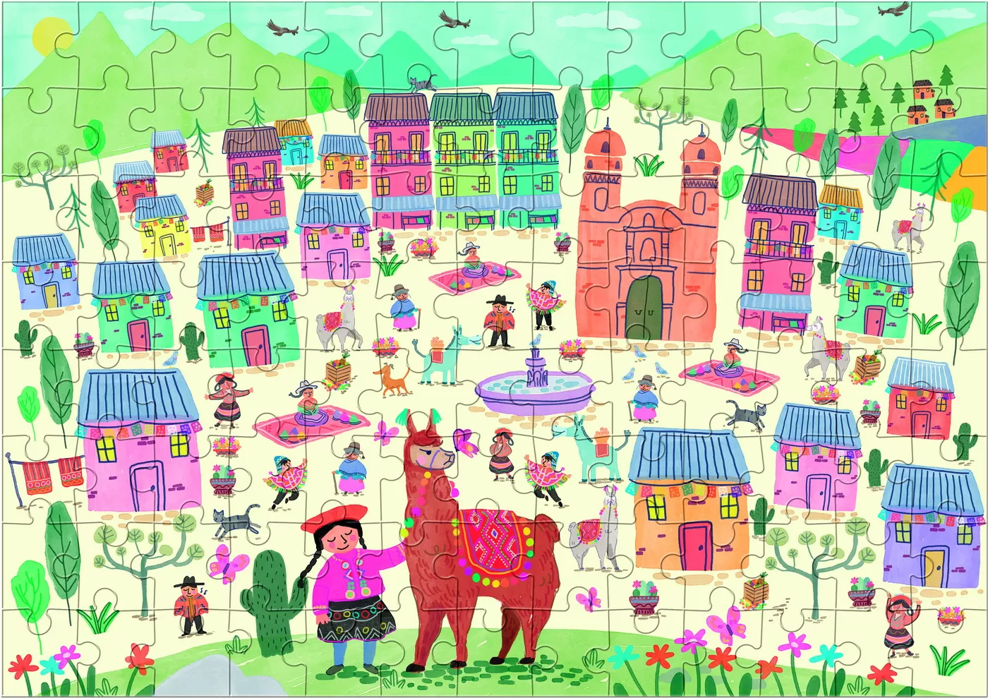 Puzzle Numaratoare, 104 piese cu elemente colorate de numarat, Agerino, Clementoni, varsta de la 5 ani la 7 ani [3]