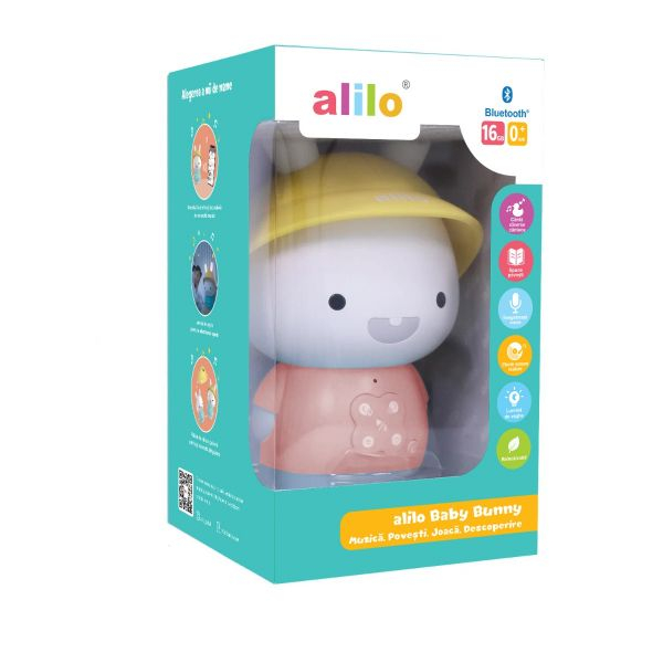 Alilo Baby Bunny - Iepuras interactiv cu povesti si cantece, roz, RO/EN [2]