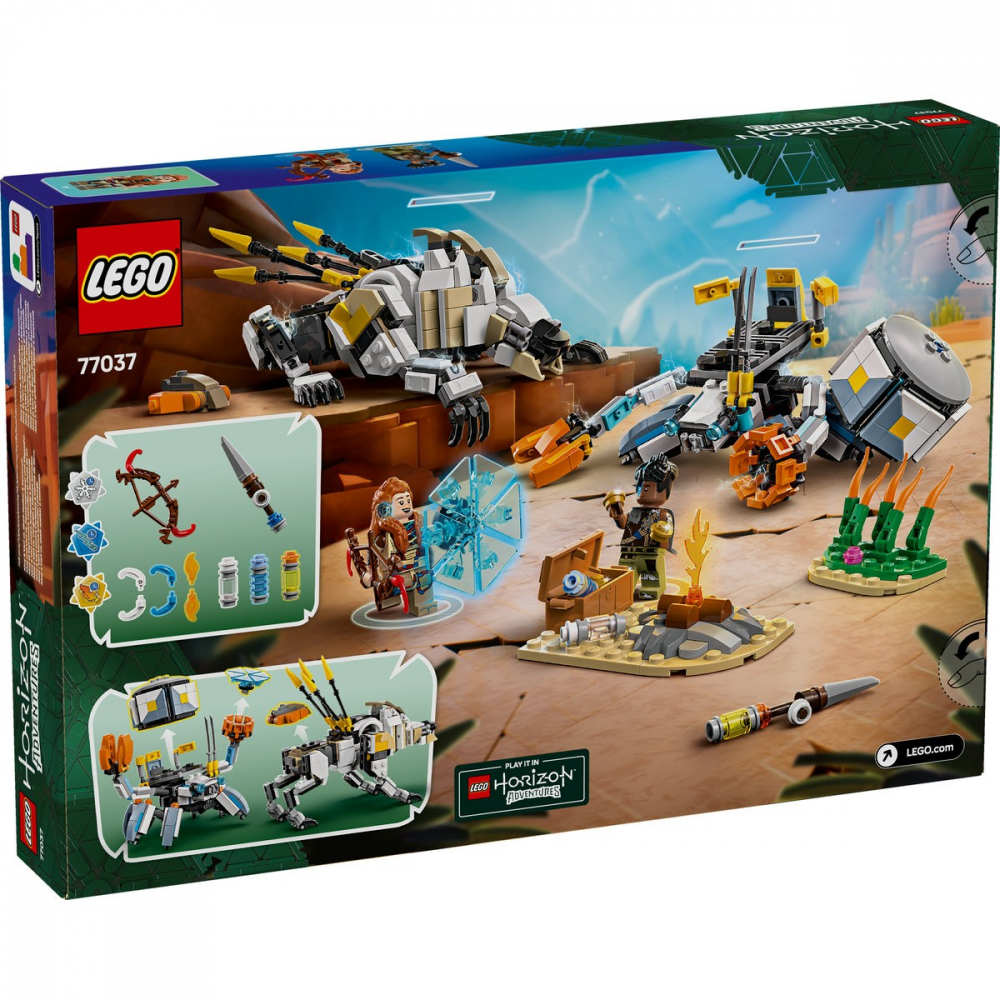 Aloy si Varl vs. Shell-Walker si Sawtooth cod lego 77037, varsta de la 9 ani la 13 ani [8]