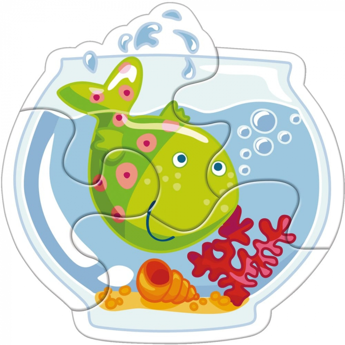 Puzzle Piese Mari pentru Copii ⭐ Animale Domestice [6]