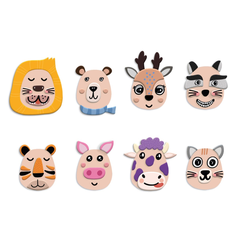 Animalute amuzante, set magnetic 77 de piese, varsta 3-7 ani [2]