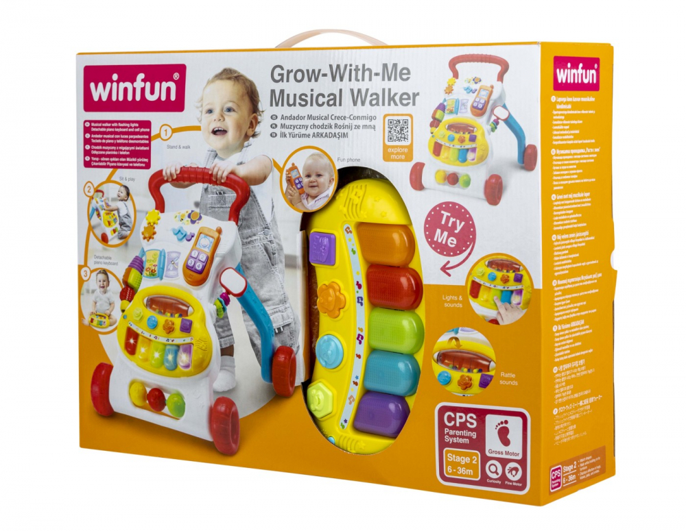 Antemergator cu centru de activitati pentru bebelusi, winfun, varsta de la 6 luni la 3 ani [2]