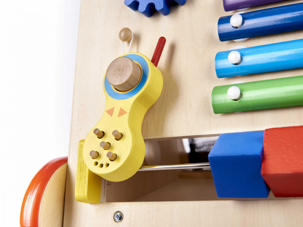 Antepremergator din Lemn pentru Bebe cu 6 Activitati Montessori [4]