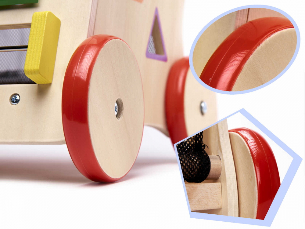 Antepremergator din Lemn pentru Bebe cu 6 Activitati Montessori [10]