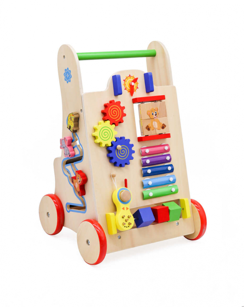 Antepremergator din Lemn pentru Bebe cu 6 Activitati Montessori [2]