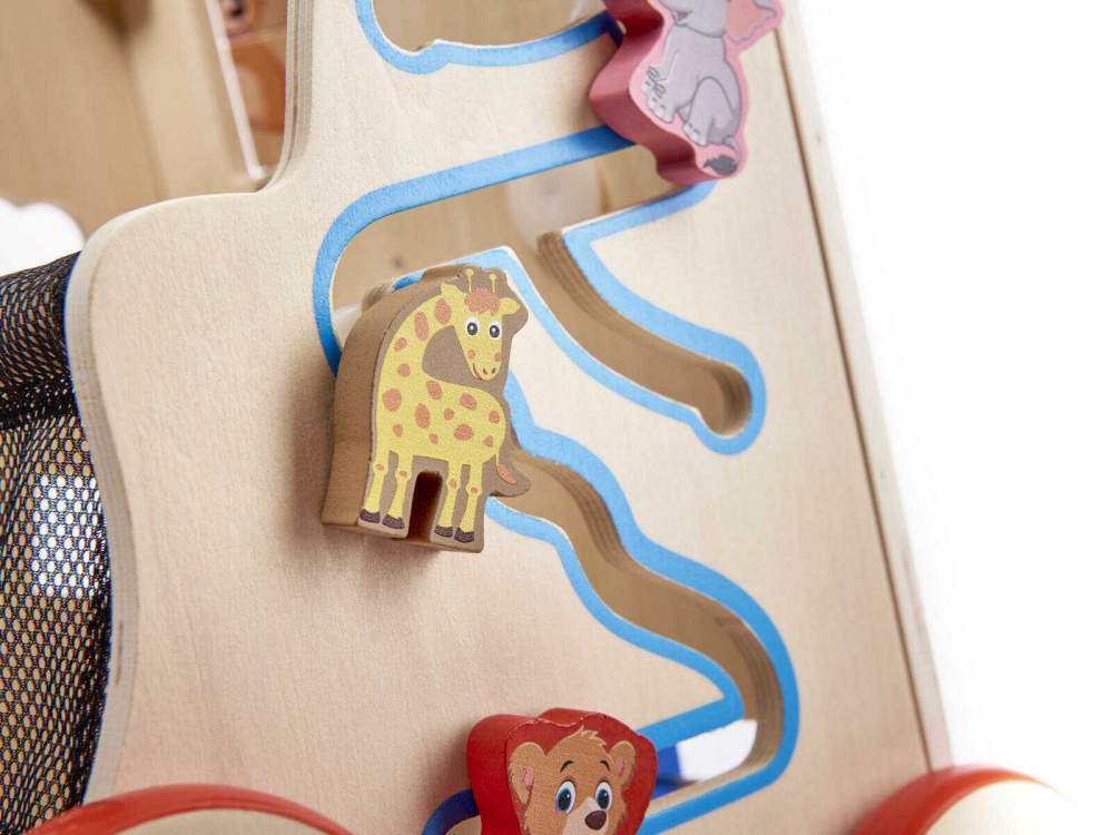 Antepremergator din Lemn pentru Bebe cu 6 Activitati Montessori [5]