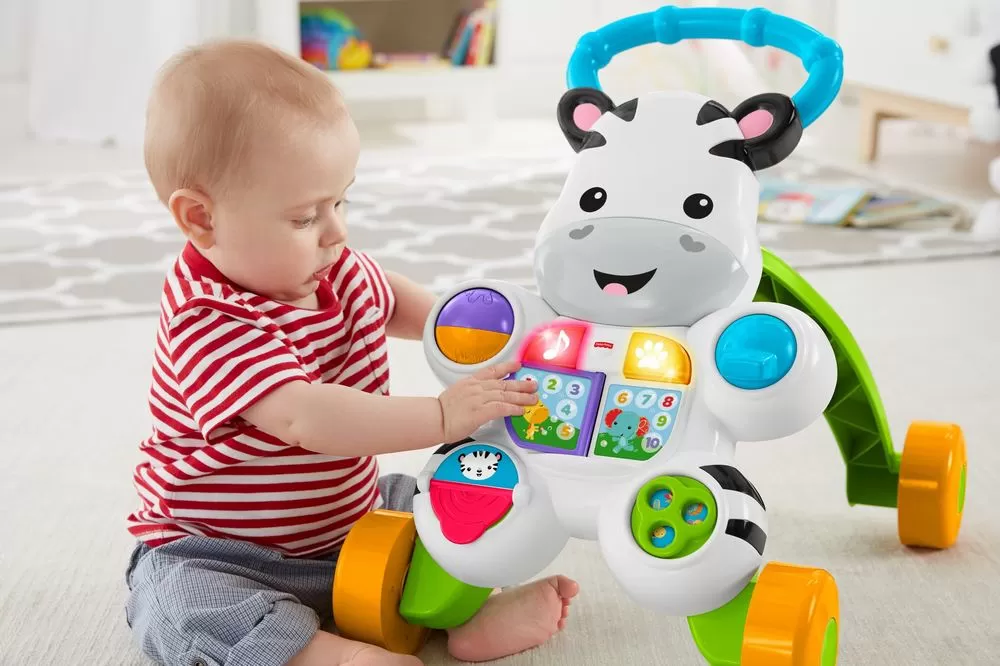 Antepremergator zebra fisher price, varsta de la 6 luni la 2 ani [6]