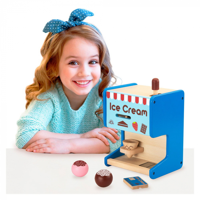 Aparat de inghetata din lemn cu accesorii, Wonderworld, 3-7 ani [2]