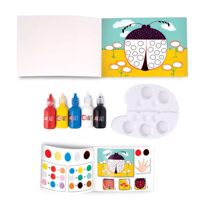 Primele creatii, pictura cu degetele, AS Art, 3 ani, varsta de la 3 ani la 4 ani [2]