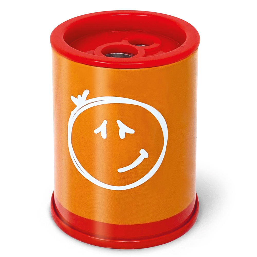 Ascutitoare de creion cu 2 gauri si container Neon, 6 modele (24 buc/display), copii varsta 3 ani+,6 ani+,8 ani+ [3]