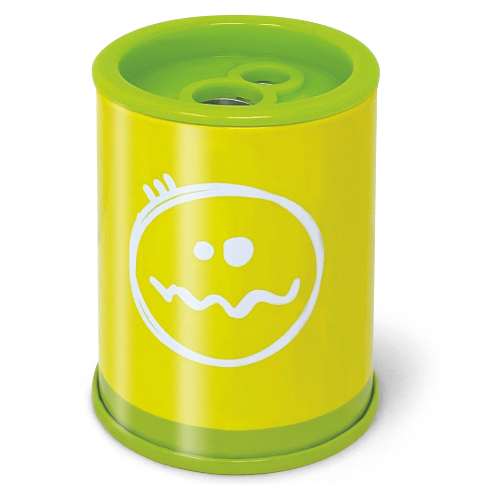 Ascutitoare de creion cu 2 gauri si container Neon, 6 modele (24 buc/display), copii varsta 3 ani+,6 ani+,8 ani+ [7]