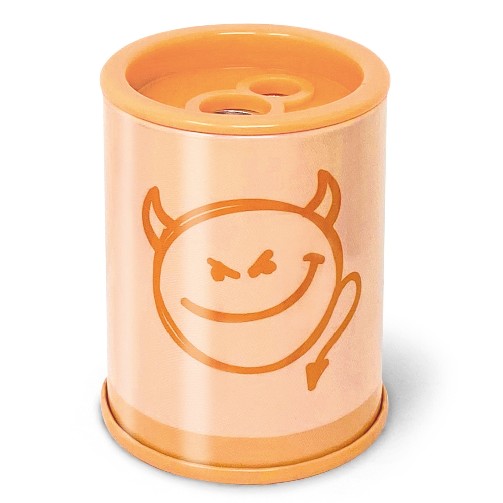 Ascutitoare de creion cu 2 gauri si container Pastel, 6 modele (24 buc/display), copii varsta 3 ani+,6 ani+,8 ani+ [2]