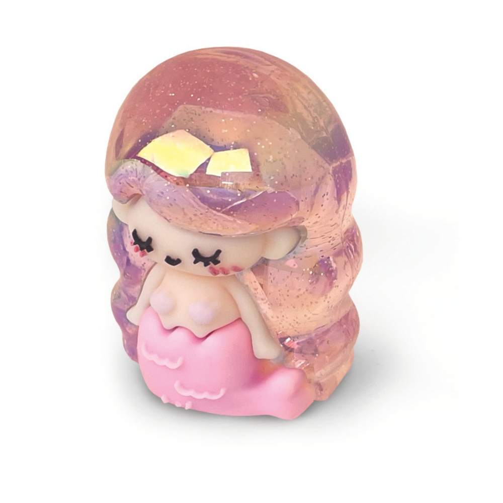 Ascutitoare de creion cu o gaura, figurina Sirena, 2 culori (24 buc/display), copii varsta 3 ani+,6 ani+,8 ani+ [3]